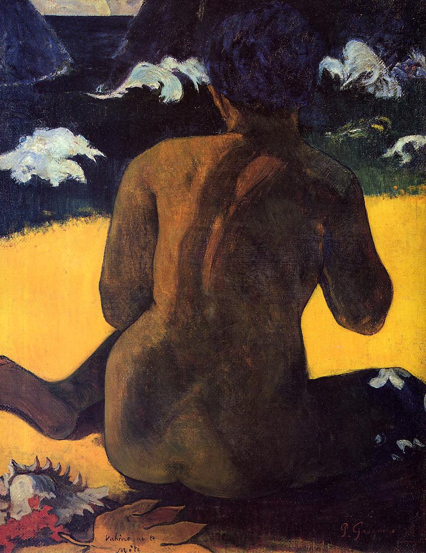 Woman by the Sea - Paul Gauguin Painting